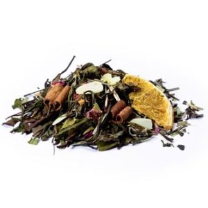 Té blanco naranja y almendra