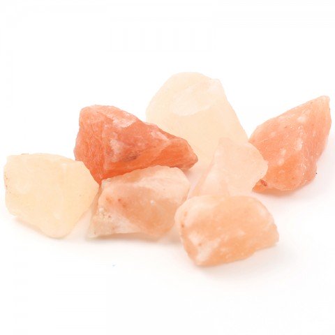 cristales de sal rosa
