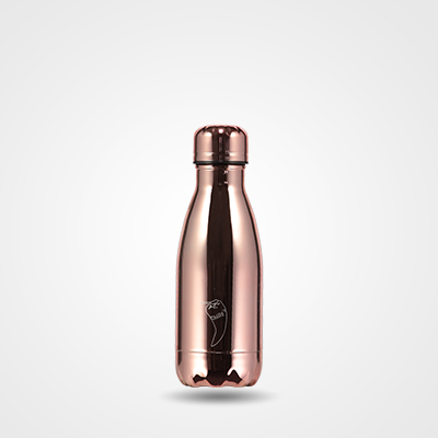 Botella Chilly´s oro ros 260 ml.