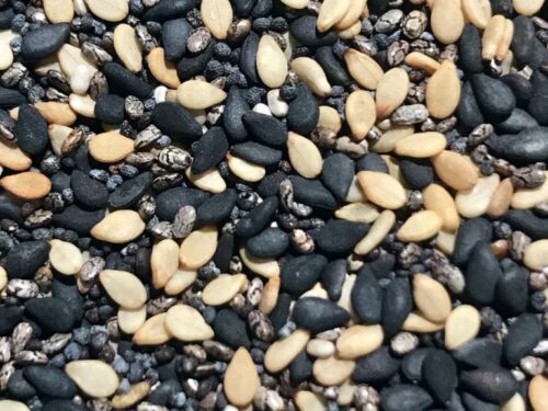 mezcla de semillas panes ensaladas