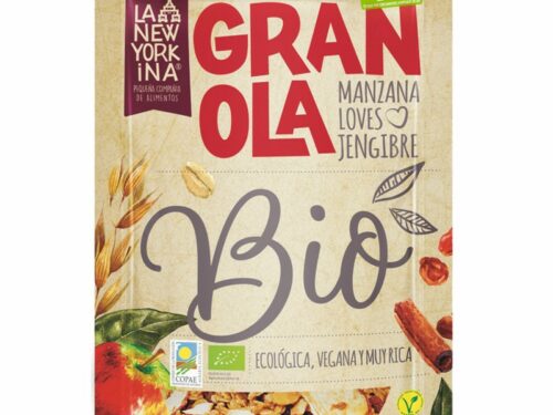 Granola ecológica manzana y jengibre