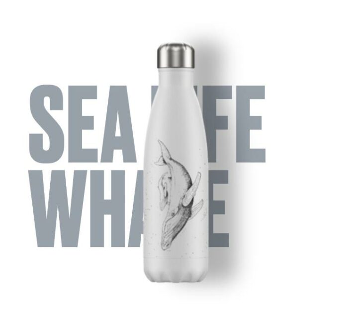 Botella Chilly´s sea wafe ballena