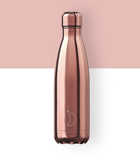 Botella Chilly´s oro rosa