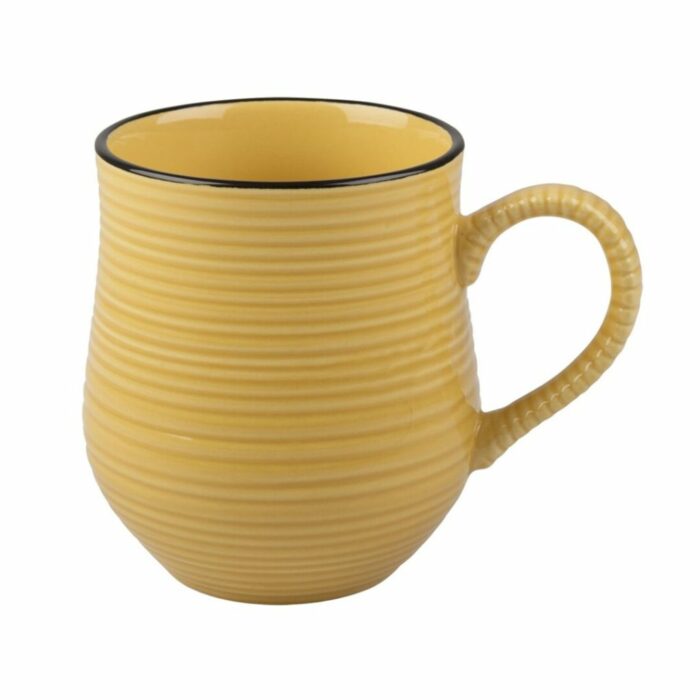 Mug cerámica amarillo mediterraneo