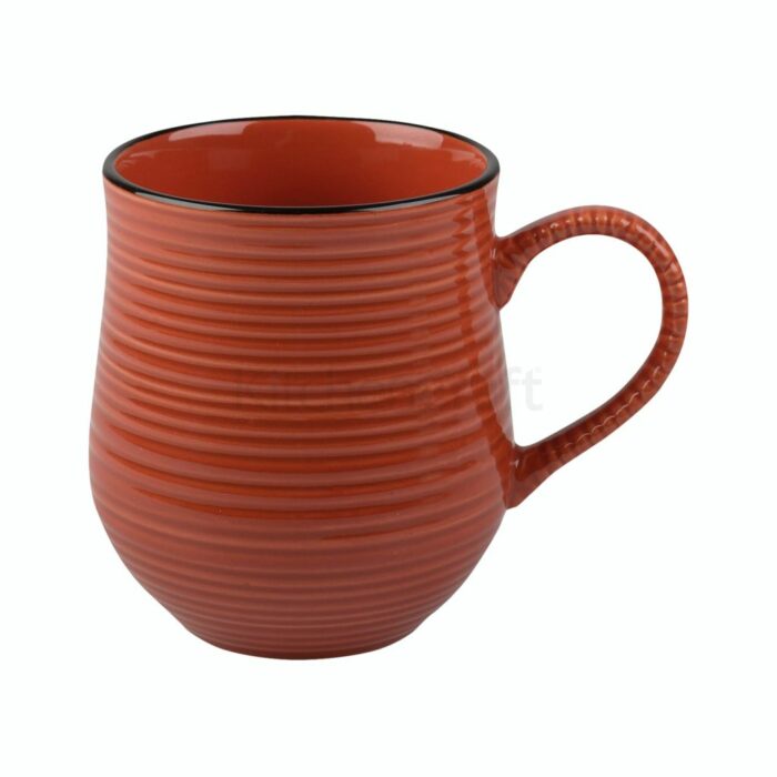 mug ceramica rojo mediterraneo