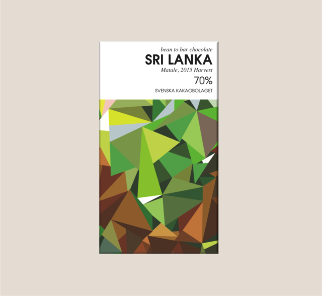 Tableta chocolate negro Sri Lanka