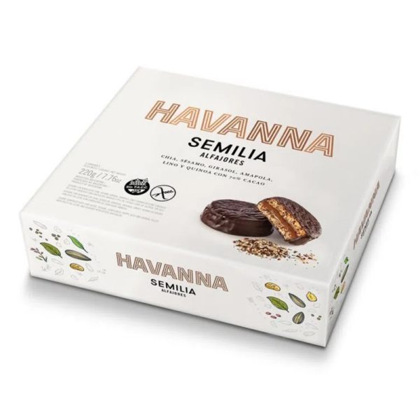 Alfajores Semillas sin Gluten 220gr. “Havanna”