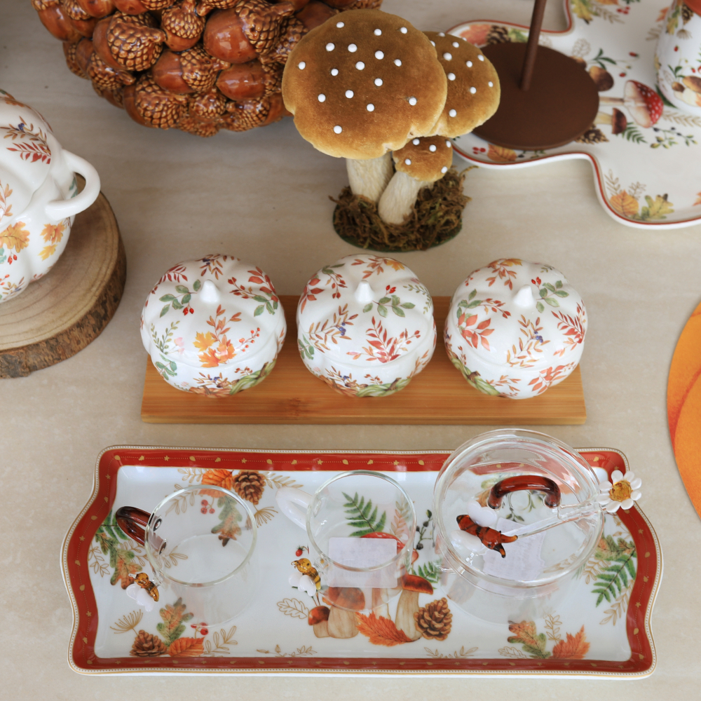 SET APERITIVOS HARVEST CALABAZAS "EASY LIFE" - Imagen 2