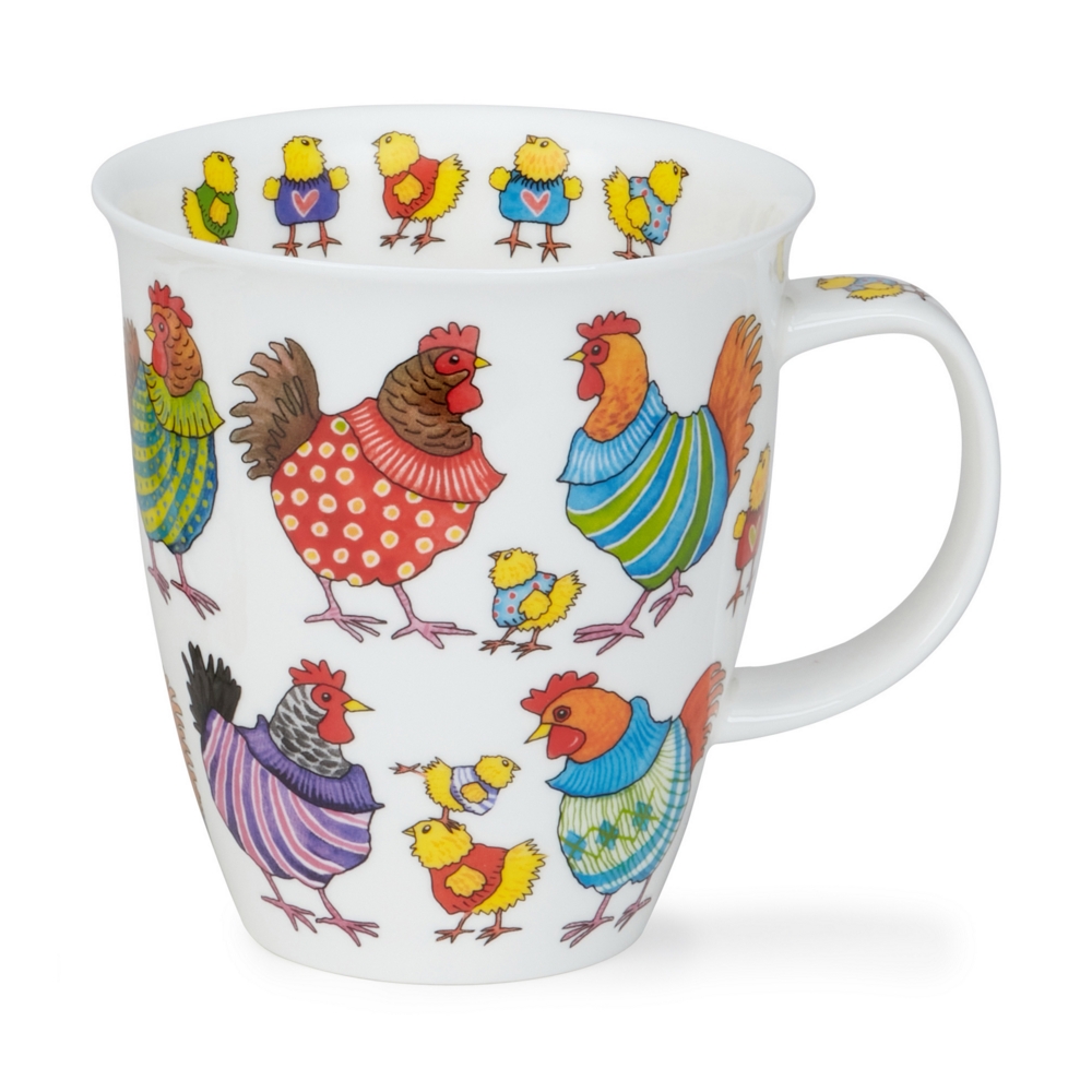 TAZA KNITWITS GALLINAS 0,48 L. "DUNOON"