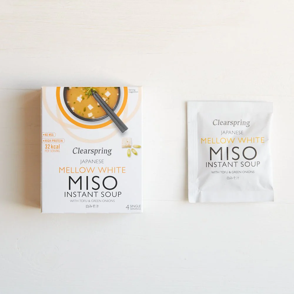 Sopa de miso instantánea - Mellow White con tofu "Clearspring" - Imagen 3
