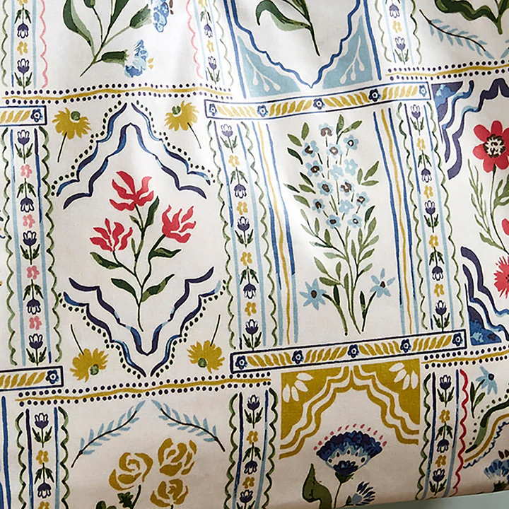 Bolso tote mediano con revestimiento de PVC Boho Floral "Ulster Weavers" - Imagen 3