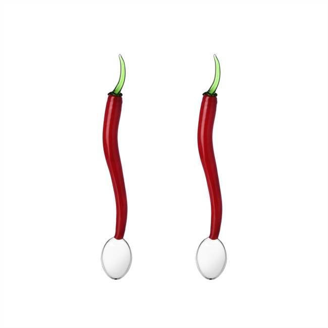 Juego de 2 cucharas de chile picante "ICHENDORF"