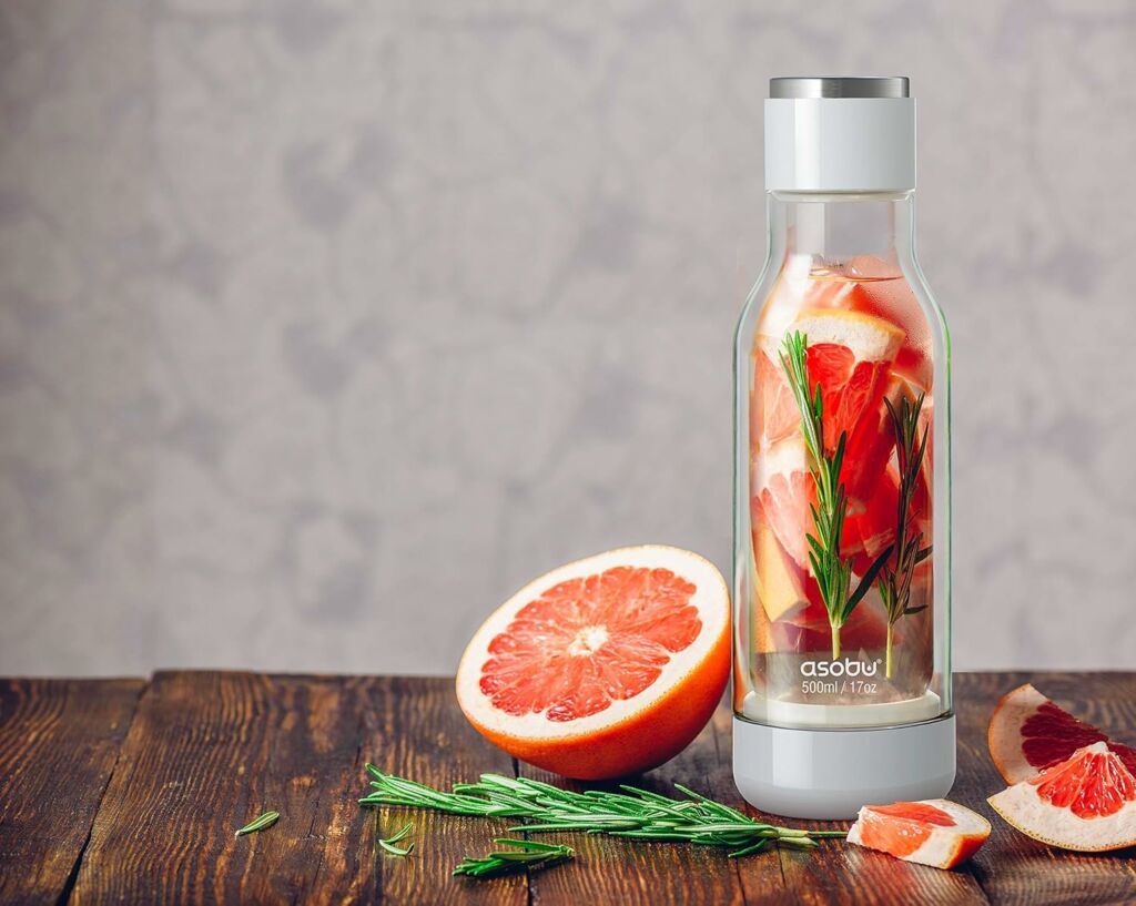 BOTELLA VIDRIO INNER PEACE 500 ML. BLANCA "ASOBU" - Imagen 2