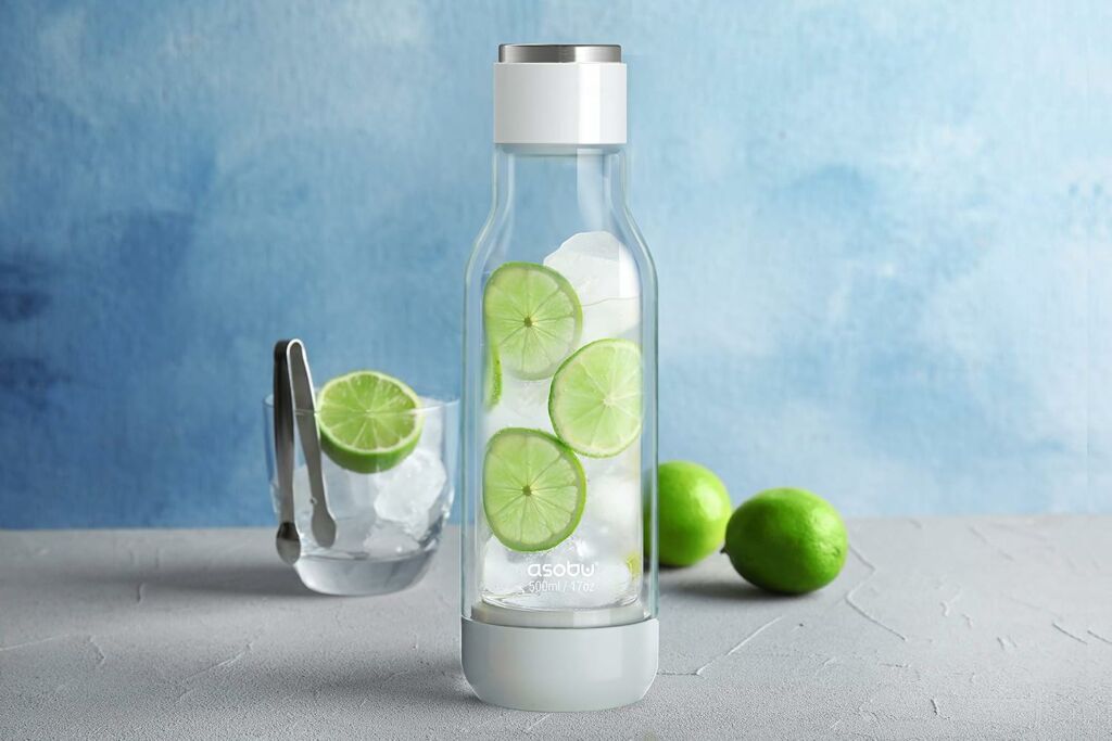 BOTELLA VIDRIO INNER PEACE 500 ML. BLANCA "ASOBU"