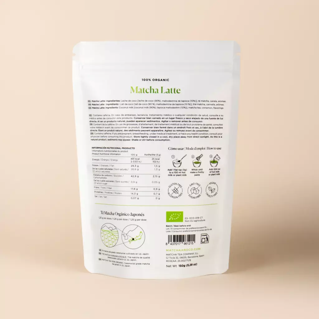 Matcha Latte -"Matcha and Co" - Imagen 3