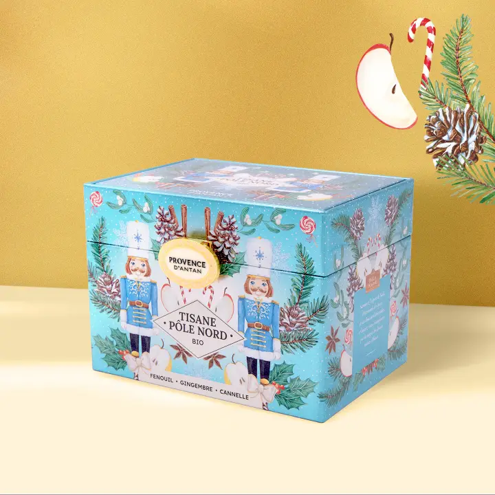Cofre Polo Norte Manzana Hinojo Jengibre Bio* 20 bolsitas "Provence Dántan"
