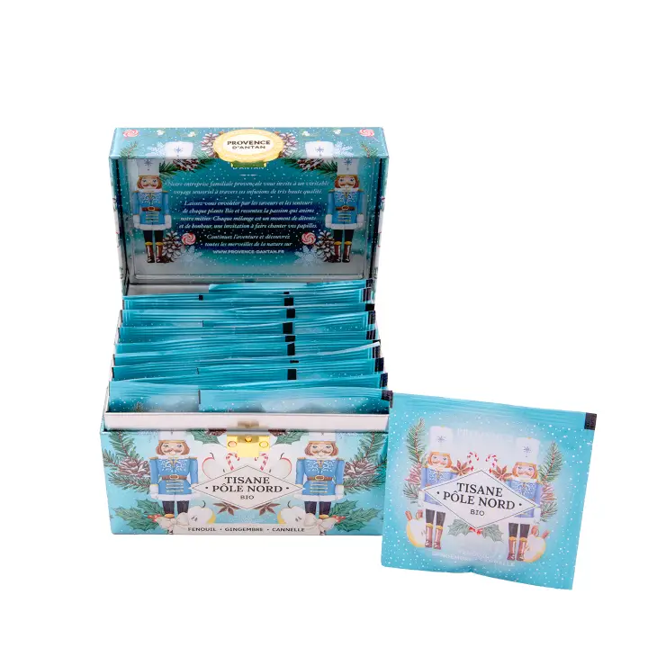 Cofre Polo Norte Manzana Hinojo Jengibre Bio* 20 bolsitas "Provence Dántan" - Imagen 5