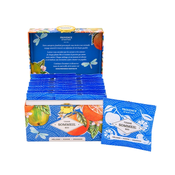 Cofre de metal Tisana Sueño Bio* 20 bolsitas "PROVENCE D'ANTAN" - Imagen 3