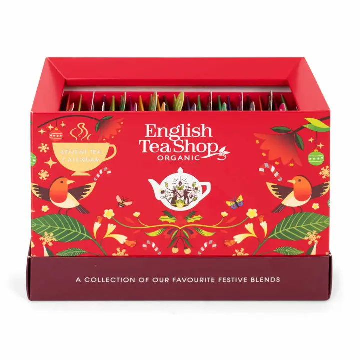 Calendario de Adviento de té BIO "Cuenta atrás de Navidad" rojo, 25 bolsitas "ETS" - Imagen 10