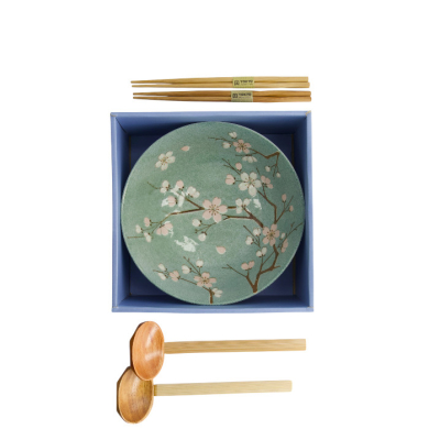 Set para ramen, 6 piezas Fujisakura verde "Tokyo Design" - Imagen 3