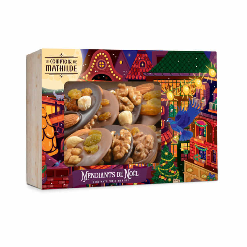 Caja Mendiants de Navidad - 200g "Le Comptoir de Mathilde"