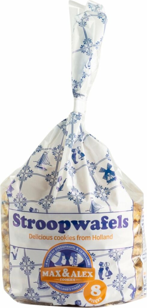 Galletas Stroopwafels en lata de galletas azul de Delft - Imagen 4