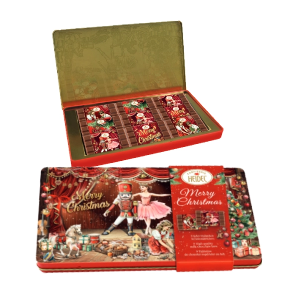 Caja navideña con chocolatinas "Soldadito y Bailarina" - Imagen 4