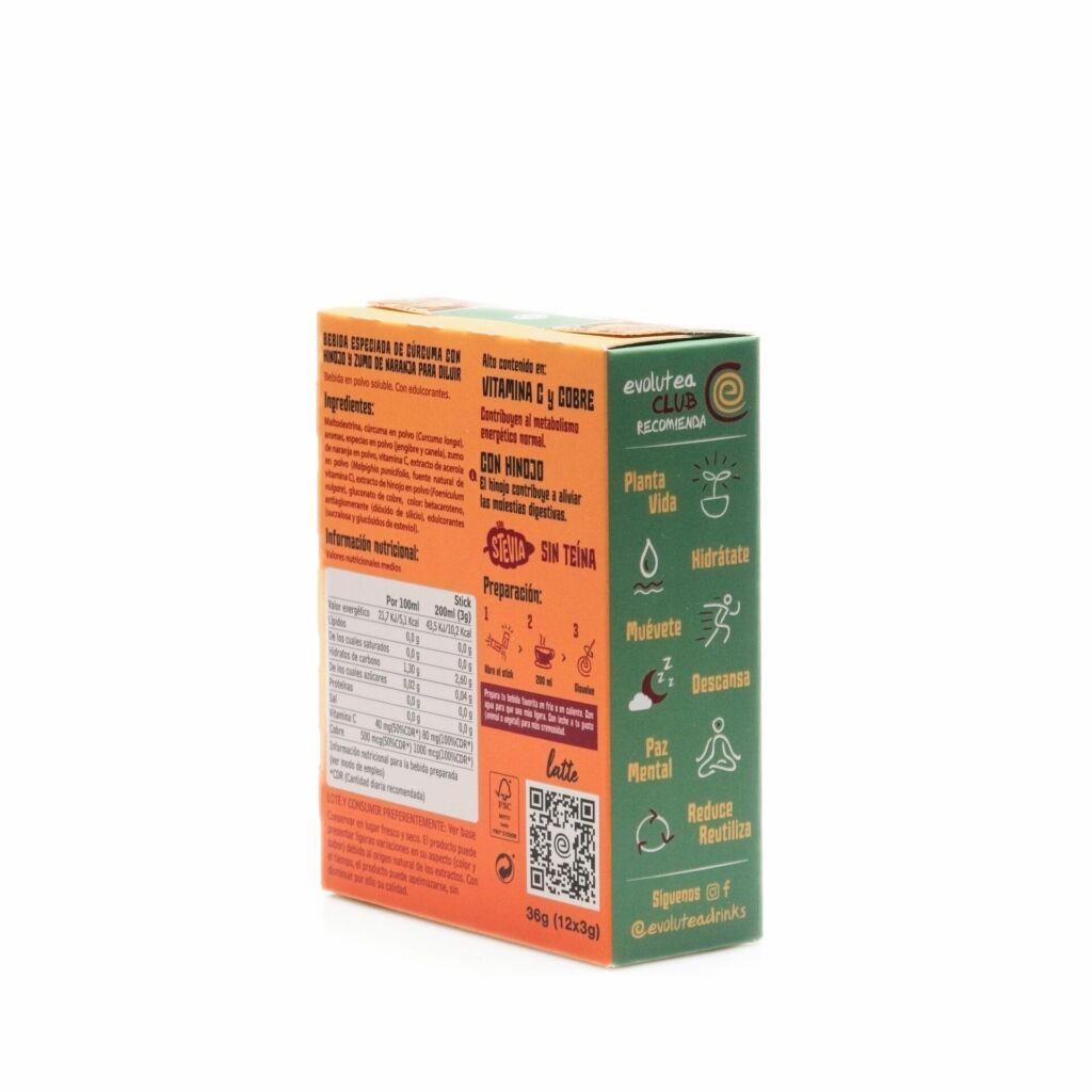 Cúrcuma Bombai (Cúrcuma Latte) "Evolutea" - Imagen 5