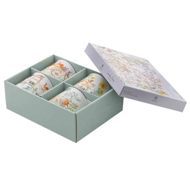 Juego de 4 tazas Garden Hens "Ashdene" - Imagen 4