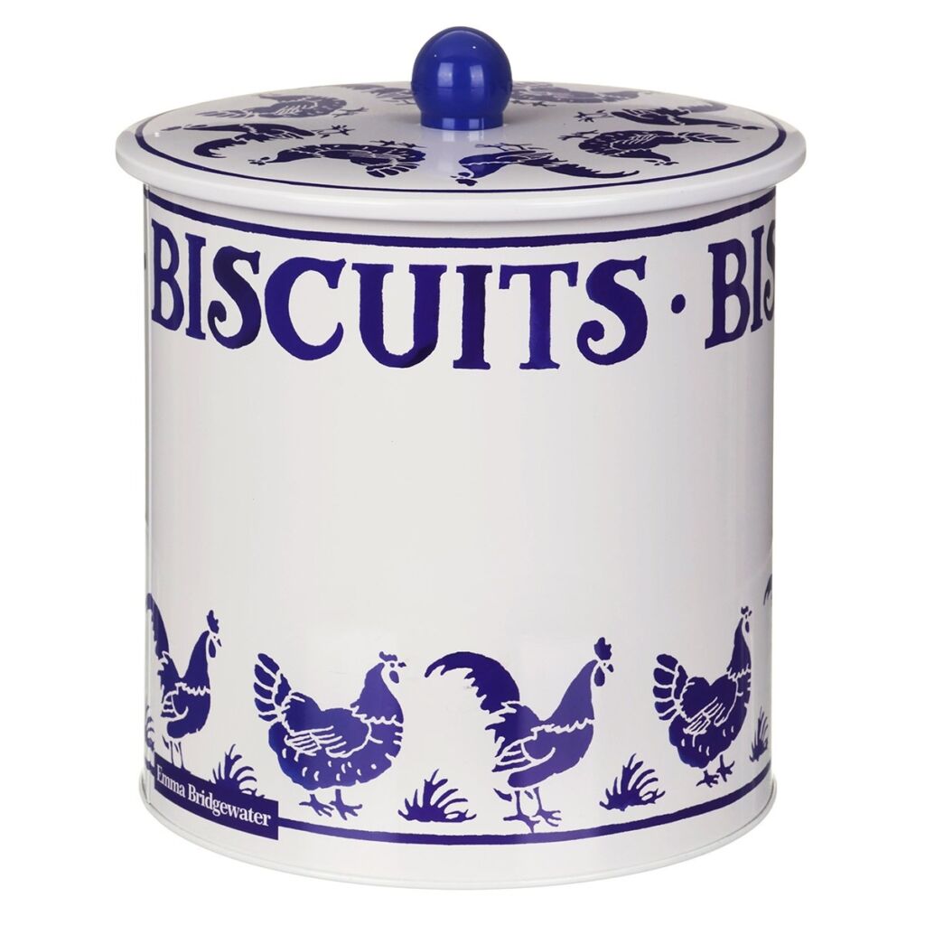 LATA Barril GALLETERO GRANDE Blue Hens "Emma Bridgewater " - Imagen 2