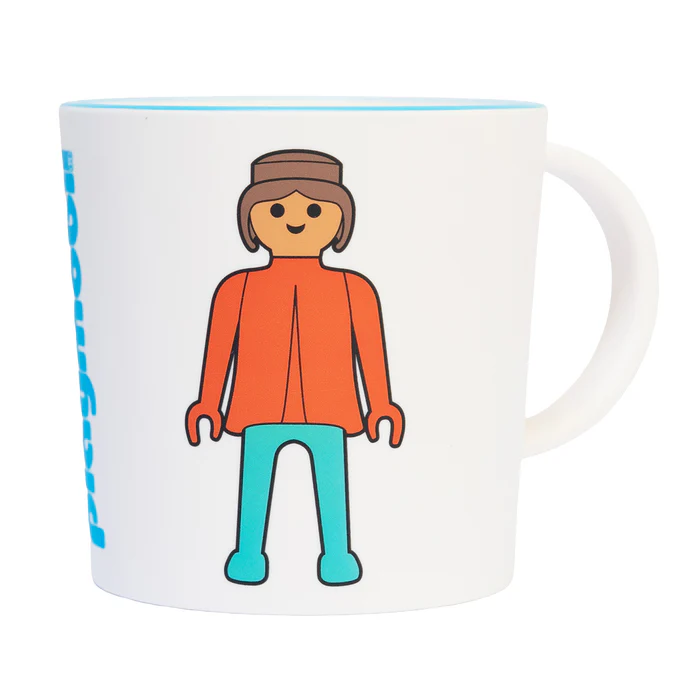 TAZA PLÁSTICO RECICLADO PLAYMOBIL FLUOR 400 ML. "QUY CUP" - Imagen 3