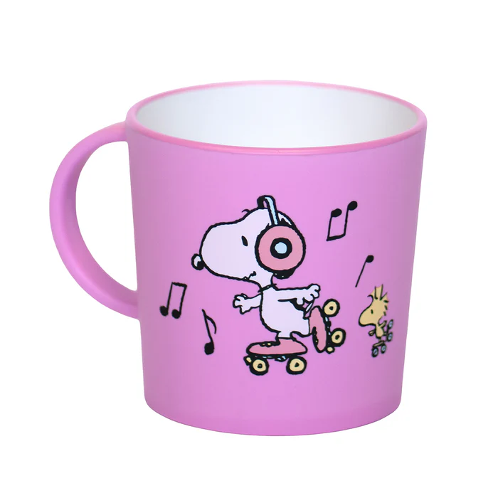 TAZA RECICLADA 400 ML. LA MÚSICA DE SNOOPY ES VIDA "QUY CUP"