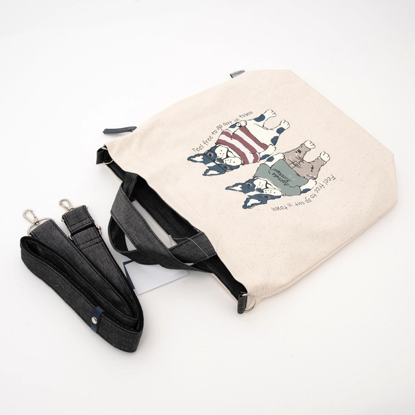 Bolso de hombro cruzado tipo caricatura "Kusuguru Japan" Lucy Paul - Imagen 3