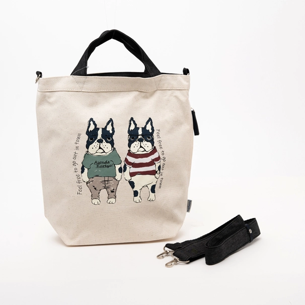 Bolso de hombro cruzado tipo caricatura "Kusuguru Japan" Lucy Paul