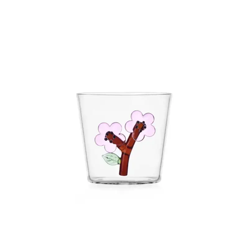 Vaso de cristal Botánica PEACH BLOSSOM "Ichendorf"