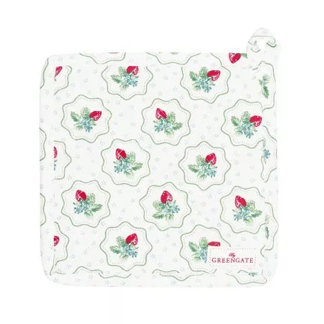 Juego de 2 agarraderas Berry petit blancas "GreenGate"