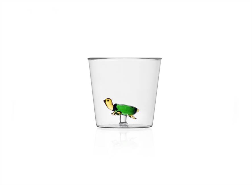 Vaso de cristal Animal Farm TORTUGA VERDE "Ichendorf"