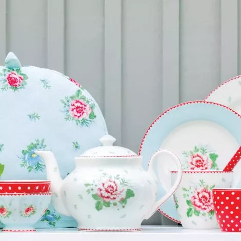 Plato azul Alivia white 20,2 cm "Greengate" - Imagen 3