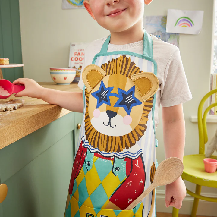 Delantal infantil de PVC con forma de león de Leon "Ulster" - Imagen 4