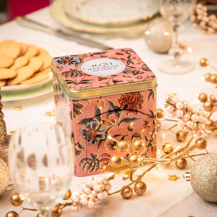 Lata galletas sablé "Chambord Renaissance" 200 g "La Sablesienne" - Imagen 3