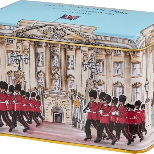 Lata de té para 40 personas del Palacio de Buckingham y el Calvario del Rey - Imagen 7