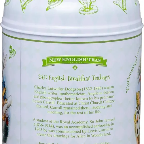 Lata de té de lujo de Alicia en el País de las Maravillas | 240 bolsitas de té - Imagen 3
