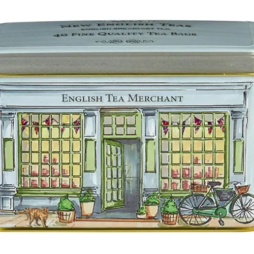 Lata de té vintage de la marca "Country English Tea Merchant" (40 bolsitas) - Imagen 3