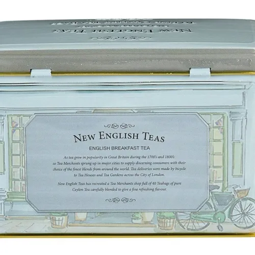 Lata de té vintage de la marca "Country English Tea Merchant" (40 bolsitas) - Imagen 4