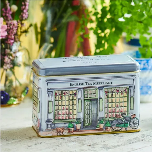 Lata de té vintage de la marca "Country English Tea Merchant" (40 bolsitas)