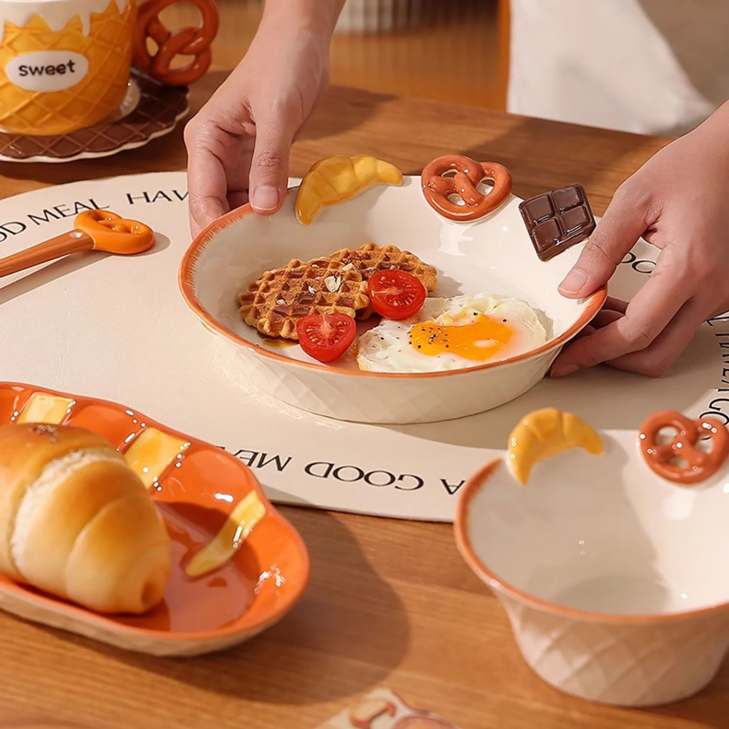 PLATO CERAMICA SWEET - Imagen 3