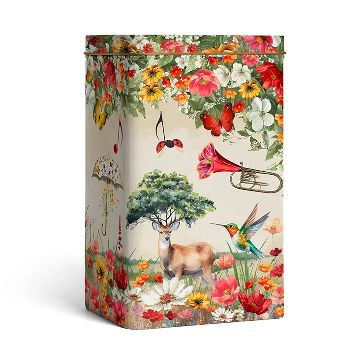 Surtido de galletas en caja campestre de regalo 300gr "Lady Joseph" - Imagen 3