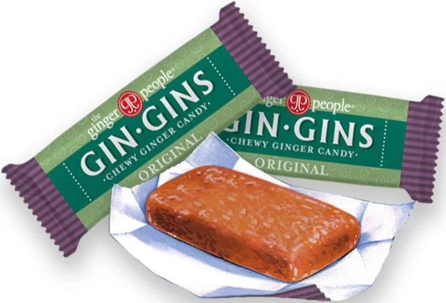 GIN GINS® CARAMELOS MASTICABLES DE CÚRCUMA Y JENGIBRE - Imagen 2