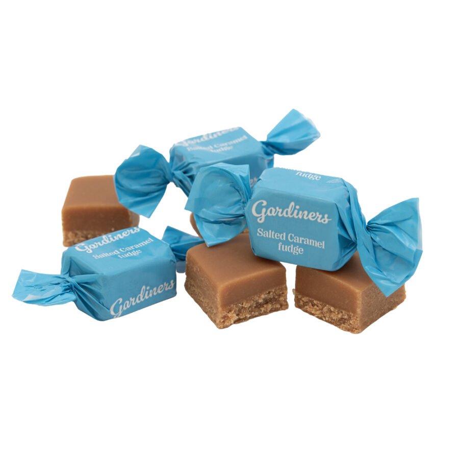 Lata de tartan con caramelo salado de 200 g"Gardiners" - Imagen 2