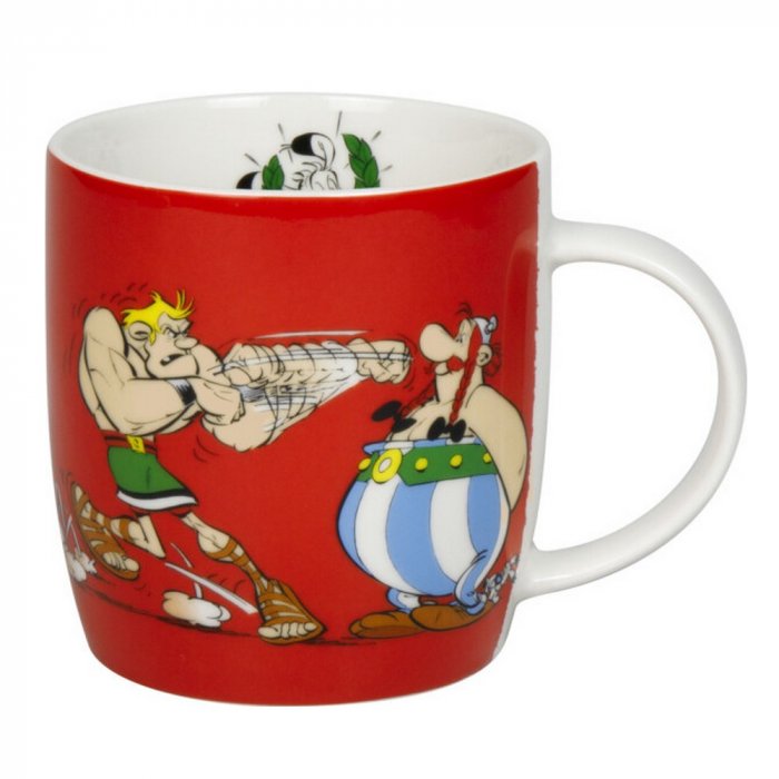 Mug en porcelana Asterix y Obelix (Boxeo)"Könitz "